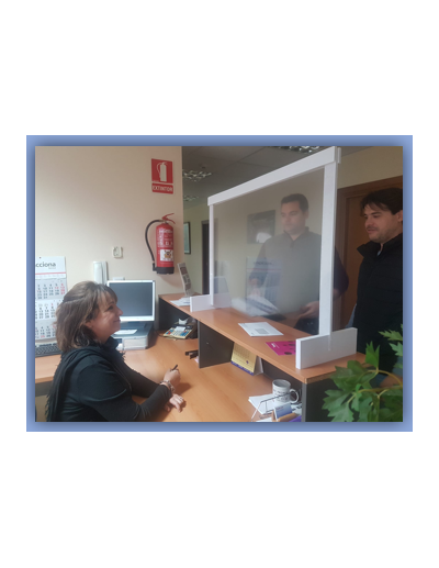 Benchtop protective MAMPARA 2